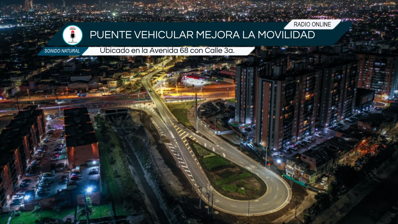 Entra en operación el puente vehicular de la Calle Tercera con Avenida 68